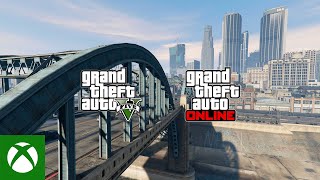 Xbox Grand Theft Auto V and GTA Online Out Now on Xbox Series X|S anuncio