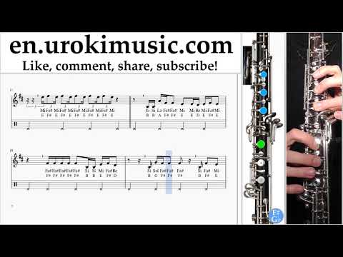 Oboe lessons The Chainsmokers - Sick Boy Sheet Music Tutorial um-ih352