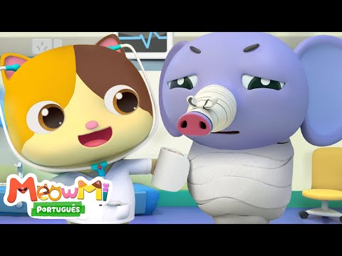 🐱 Show da Família Gato - Bebê Mimi Vai ao Hospital | 1 Hora de Compilações | Canções Infantis