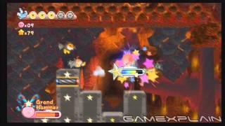 Kirby's Return to Dreamland: 7-2 (Dangerous Dinner, Stage 2) - Energy Sphere Guide, Walkthrough