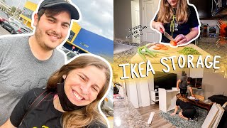Trip to Ikea, New Apartment Storage, & Make Dinner With Me! | vlogtober day 17