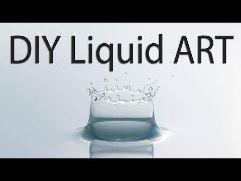 Low Budget (Easy) DIY Water Drop Photography - Liquid ART