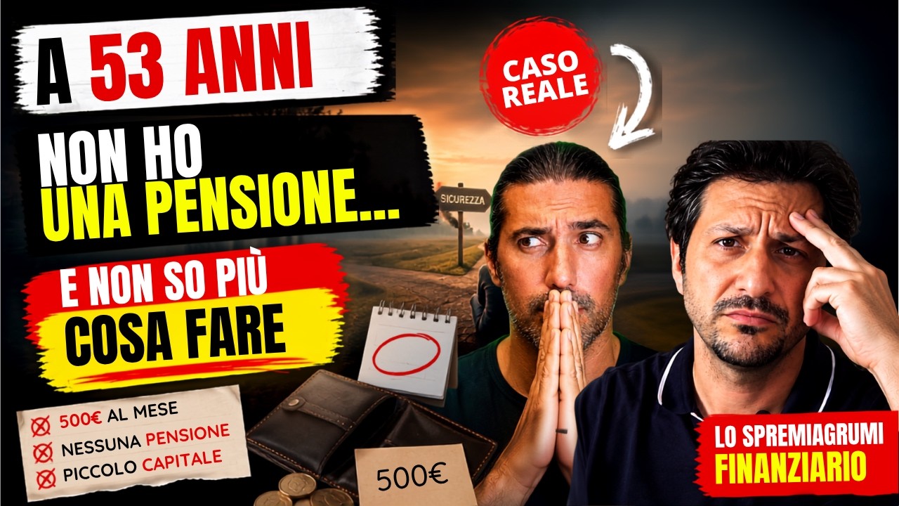A 53 anni non ho una pensione... e non so più cosa fare!