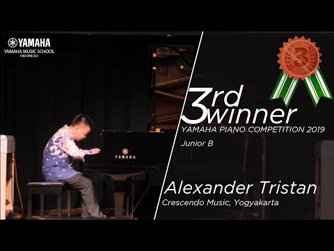 3rd Winner Junior B Yamaha Piano Competition 2019 - Alexander Tristan - Crescendo Music, Yogyakarta