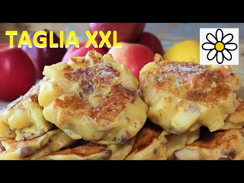 XXL MELE e YOGURT GRECO con RICOTTA DOLCETTI DI MELE SENZA FRIGGERE SENZA FORNO  dolci di mele