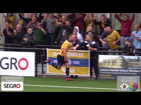 2017 09 09 Slough Town v Dunstable Town Brad Wadkins Hatrick