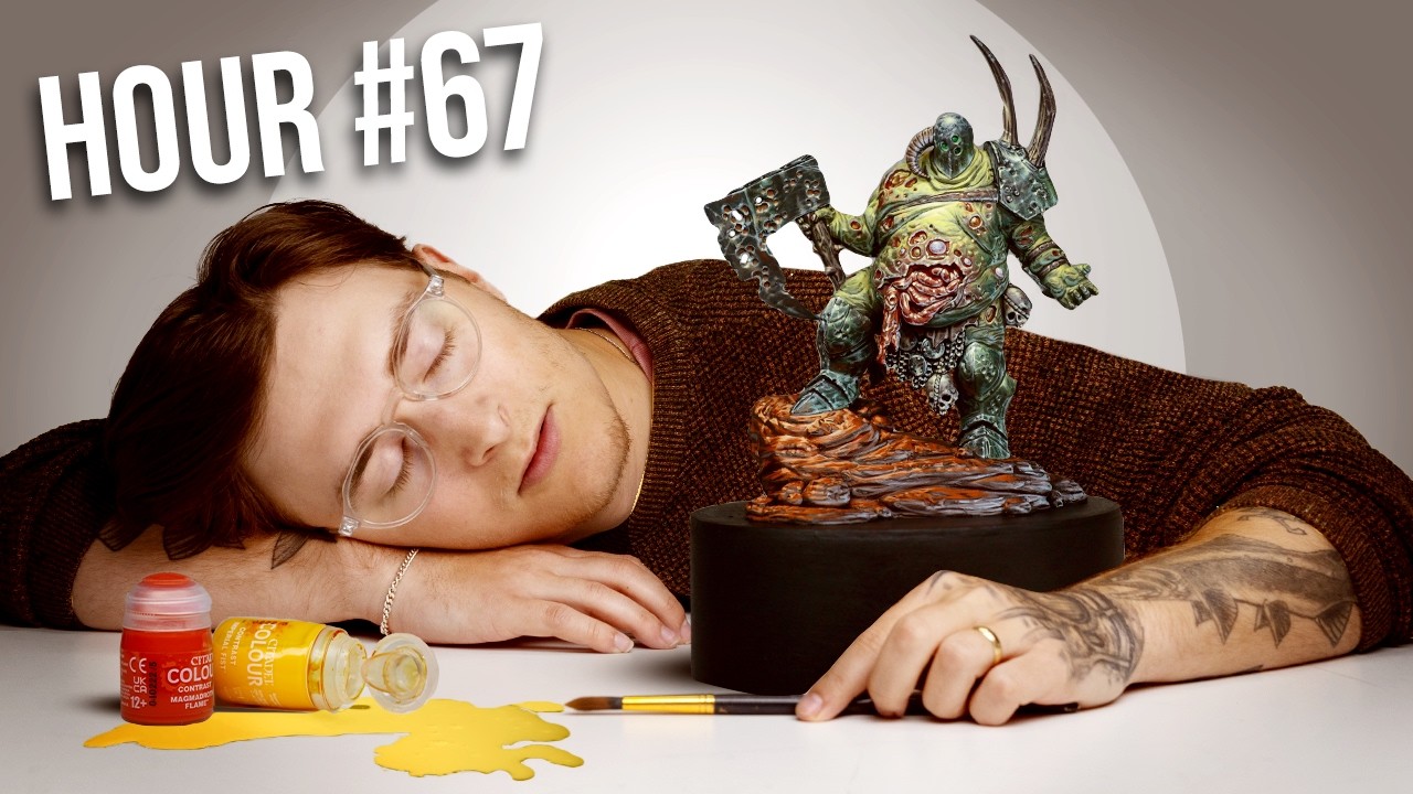 I could've painted an army, but I chose Golden Demon instead...