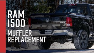 S5101409 Muffler Replacement 3 in. Inlet, 4 in. OD Tip Fits Select Dodge Ram - video thumbnail 3