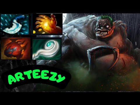 Arteezy PUDGE -- Dota 2 Pro Gameplay   [ Dota 2 UNDERDOG ]