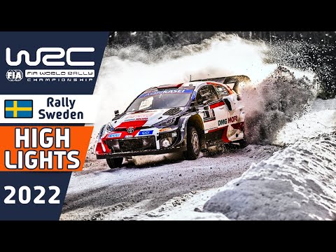 WRC Rally Highlights : Rally Sweden 2022 - Day 2 - Morning - Stage 8