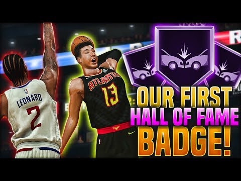 OUR FIRST HALL OF FAME BADGE! POSTERIZING KAWHI! 2K20 MyCareer Ep.4