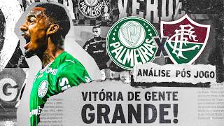 VERDÃO SEGUE LÍDER DO BRASILEIRÃO! ANÁLISE PÓS-JOGO - PALMEIRAS 2x1 FLUMINENSE