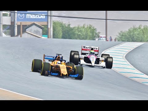 McLaren F1 2018 vs McLaren F1 1991 - Laguna Seca