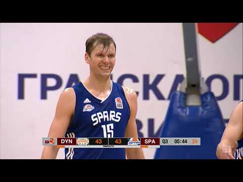 Albijanić dunks it down... and a foul! (Dynamic VIP PAY - Spars, 8.11.2018)