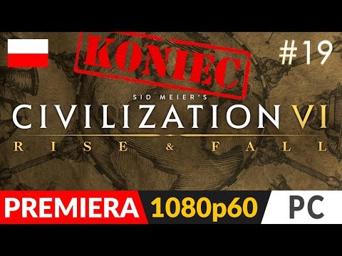 CIVILIZATION 6: Rise and Fall PL 🌅 odc.19 (#19 Koniec gry) 🗿 Zakończenie - nauka (lot na Marsa)