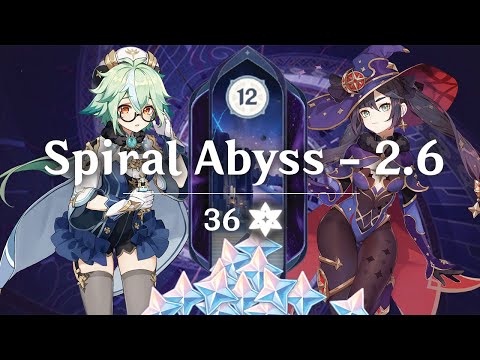 2.6 | Spiral Abyss | Fischl Xingqiu Sucrose Beidou - Rosaria Kazuha Mona Kaeya
