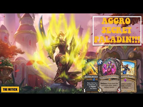 Aggro Secret Paladin is Busted!!! | Hearthstone | The Mitick