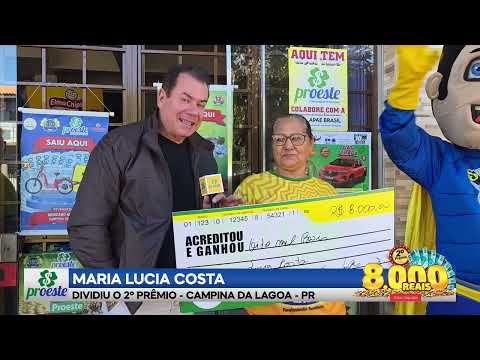 Maria Lucia Costa - Dividiu o 2º Prêmio - Campina da Lagoa - 12.07.2026