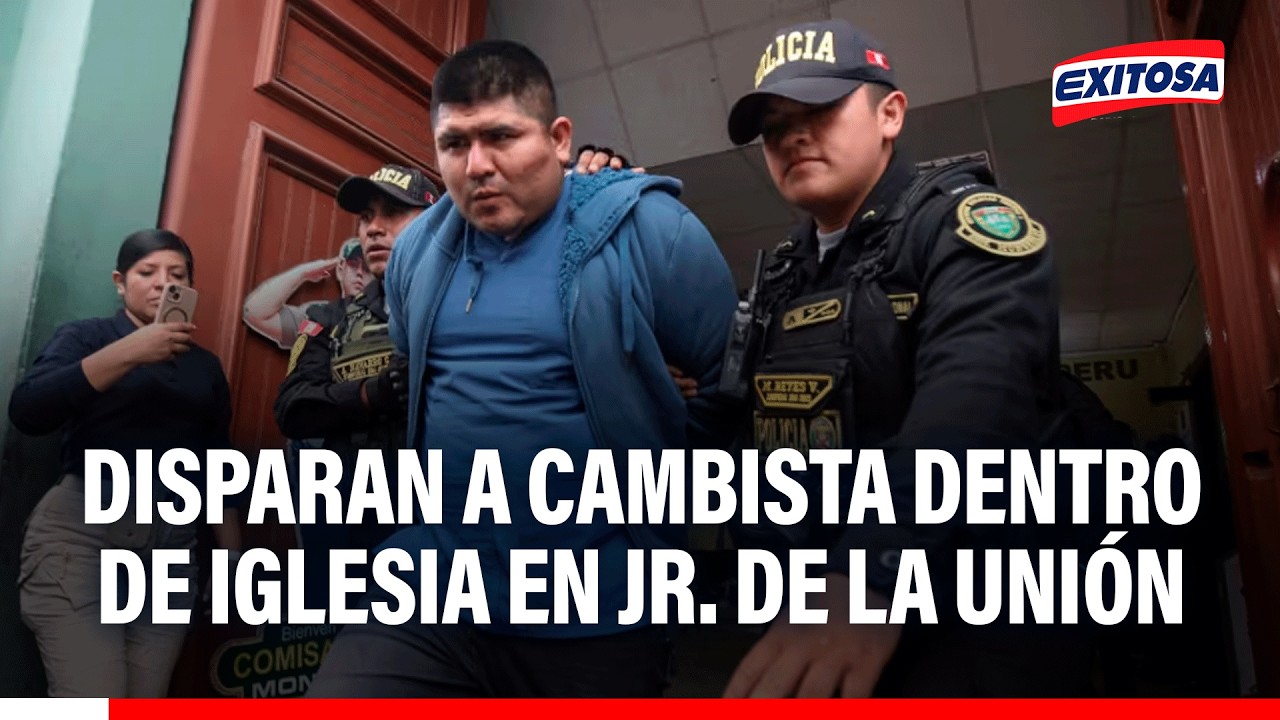 🔴🔵 Disparan a cambista dentro de basílica Nuestra Señora de la Merced en pleno Jirón de la Unión