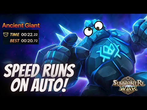 HOW To Achieve 20s Runs in GIANTS B12 (Full Auto) ! - Summoners War