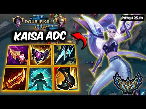 Kaisa vs Ezreal ADC ( 64% WIN RATE ) - EUW Challenger Patch 25.10 ✅