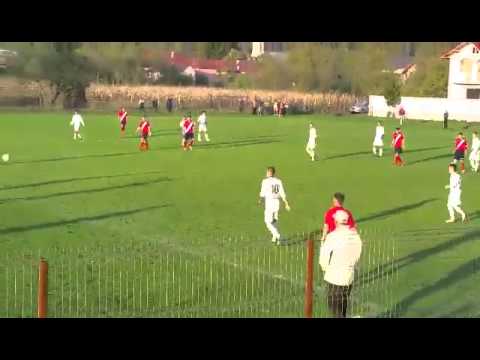 Gol VULTURUL Mintiu-Gherlii in meciul cu C.S. SOMEȘUL 2010 Apahida