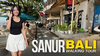 SANUR WALKING TOUR 🇮🇩 BALI INDONESIA 2026 🚤 Morning Beach Life & the Calm Promen