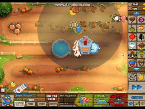 BTD 5: Pumpkin Patch Hard NLL NRI (no lives lost no road items)