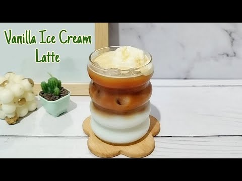 Vanilla Ice Cream Latte Recipe🍦Summer Drinks/Vanilla Iced Latte Recipe