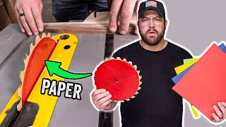 Can 100 Sheets of Paper & Epoxy Cut Wood???