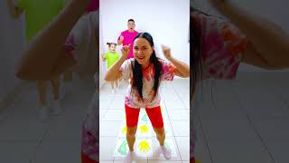 Hand And Foot cooperation Challenge #shorts Eva Alisa Family Shorts 
