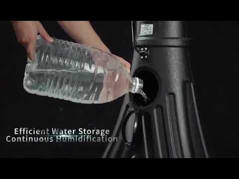 Gambar Krisbow Kipas Angin Lantai Uap 150 Watt - Hitam