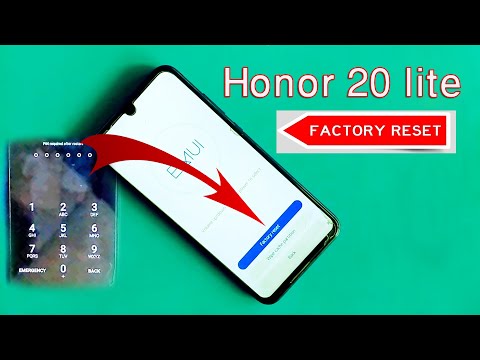 Honor 20 lite hry lx1t hard reset screen lock
