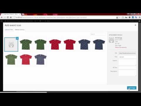 Woocommerce Visual Attributes Options Swatches How to create the visual attributes