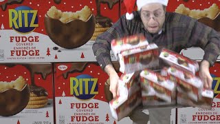 Biscuits Ritz enrobés de fudge