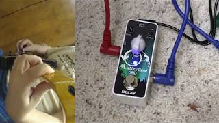 Video thumbnail for Mighty Sound M5 Delay Pedal Guitar effect pedal by SC Budget Studio