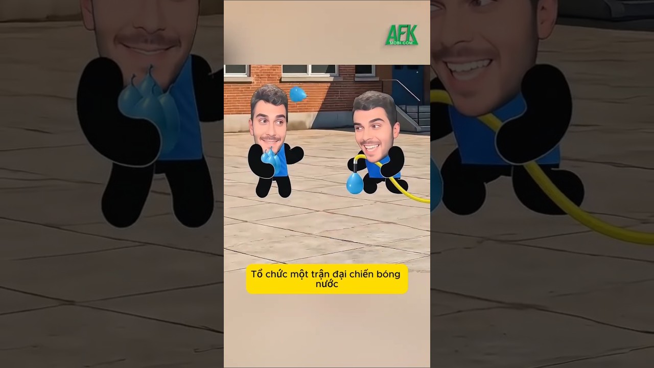 Tai nạn ném bóng nước ở trường học