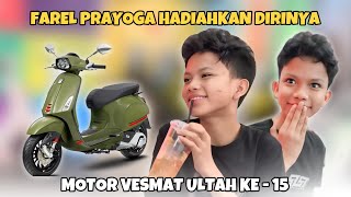 Download lagu FAREL PRAYOGA GIVES HIMSELF A VESMAT MOTORCYCLE GIFT FOR HIS 15TH BIRTHDAY mp3