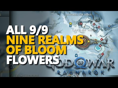 Nine Realms in Bloom God Of War Ragnarok Flowers