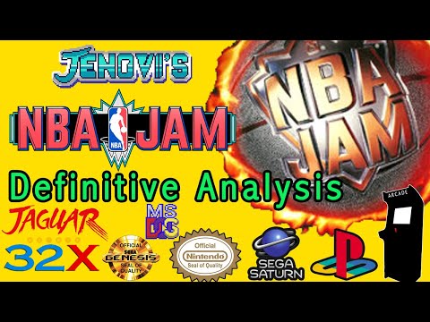 NBA Jam The Definitive Analysis | 32X Jaguar Genesis Arcade Saturn PSX SNES DOS Comparison.