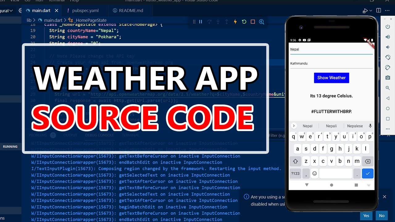 Flutter Weather App With Source Code