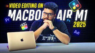 🤔 Should you buy the Macbook Air M1 for Video Editing in 2025 | SHOCKING RESULTS 🤯| #videoediting