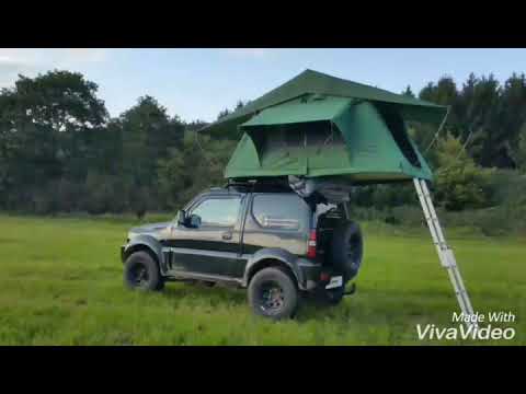 Suzuki Jimny mit primetech Wasteland Dachzelt TheJimnyDiaries