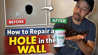 How to fix a hole in the drywall step-by-step ￼