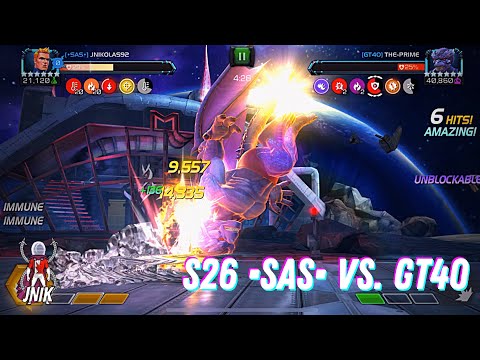 S26. •SAS• vs. GT40. Human Torch/Archangel/Falcon. Path 2/9.