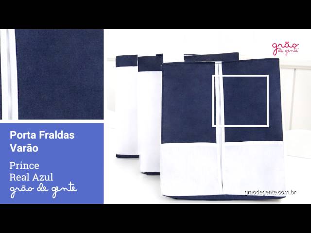 Porta Fraldas Varão Prince Real Azul | Ref: 61542