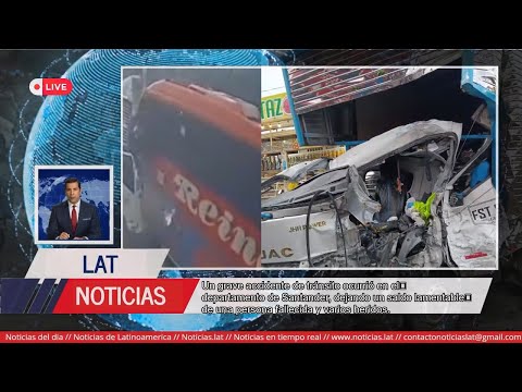 Tragedia en Barbosa, Santander: Bus invade carril y provoca accidente fatal