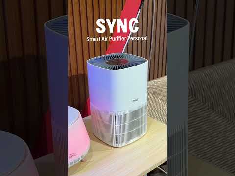 Gambar Krisbow Sync Smart Personal Air Purifier 12 m2 CADR 100 m3/jam - Putih