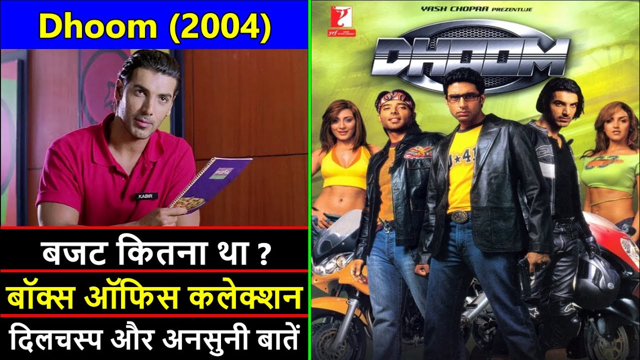 Dhooom 2004 Movie Budget, Box Office Collection and Unknown Facts | Dhooom Movie Review | John