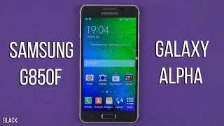 Samsung G850F Galaxy Alpha (Frosted Gold) - відео 12